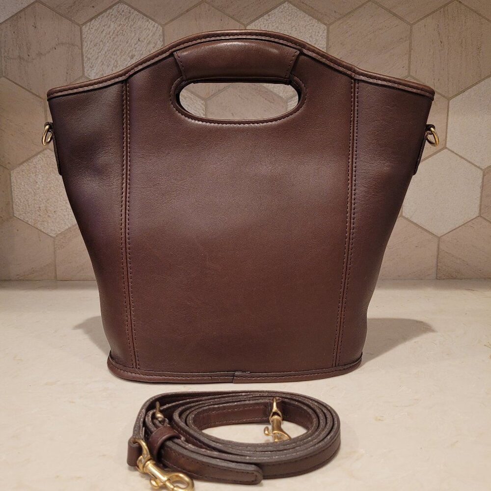 Coach Vintage Mini Shopper - Glovetanned Leather Mahogany #9993